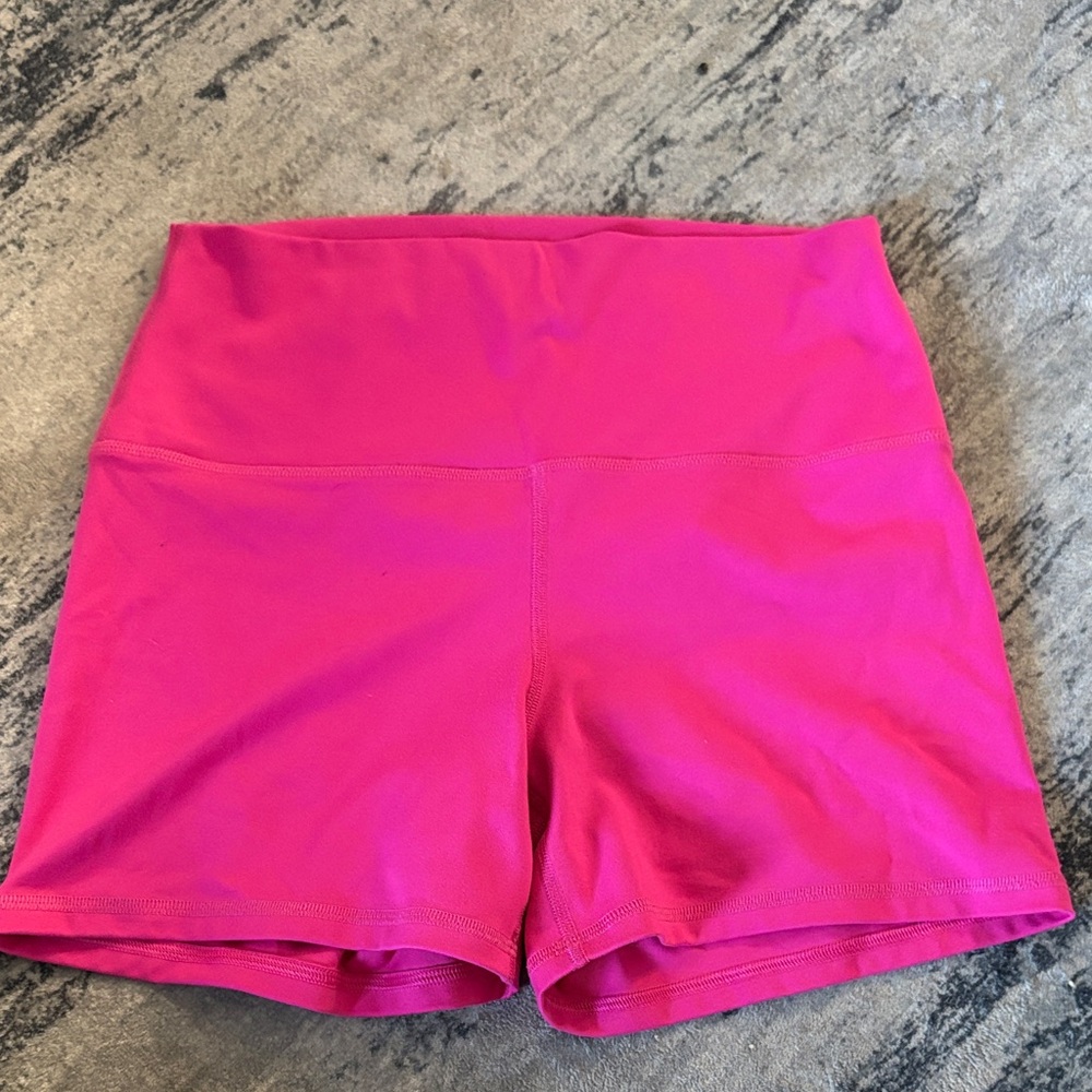 Gilly Hicks Vivid Pink High-Waist Shorts